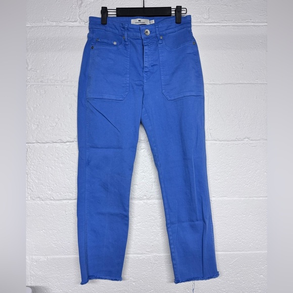 Vineyard Vines Blue Denim Straight crop Leg Jamie - Picture 2 of 6